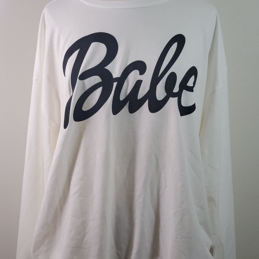 Babe incredible sweatshirts an amazing up and coming designer out of Los Angeles